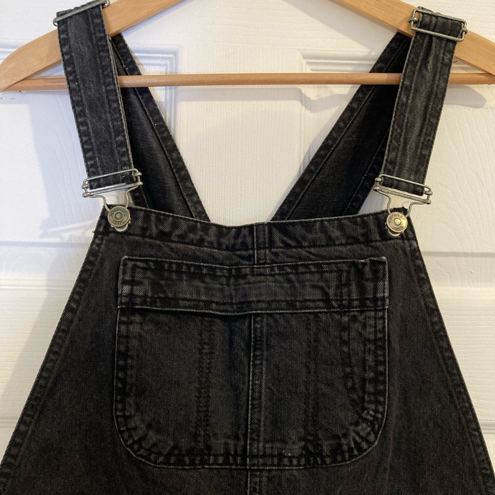 Vintage Topshop denim short overalls - size 8 (maternity)